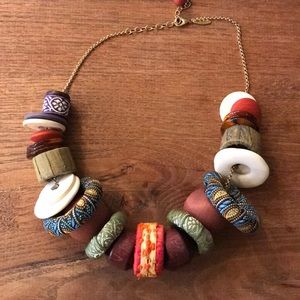 chunky necklace Anthropologie
